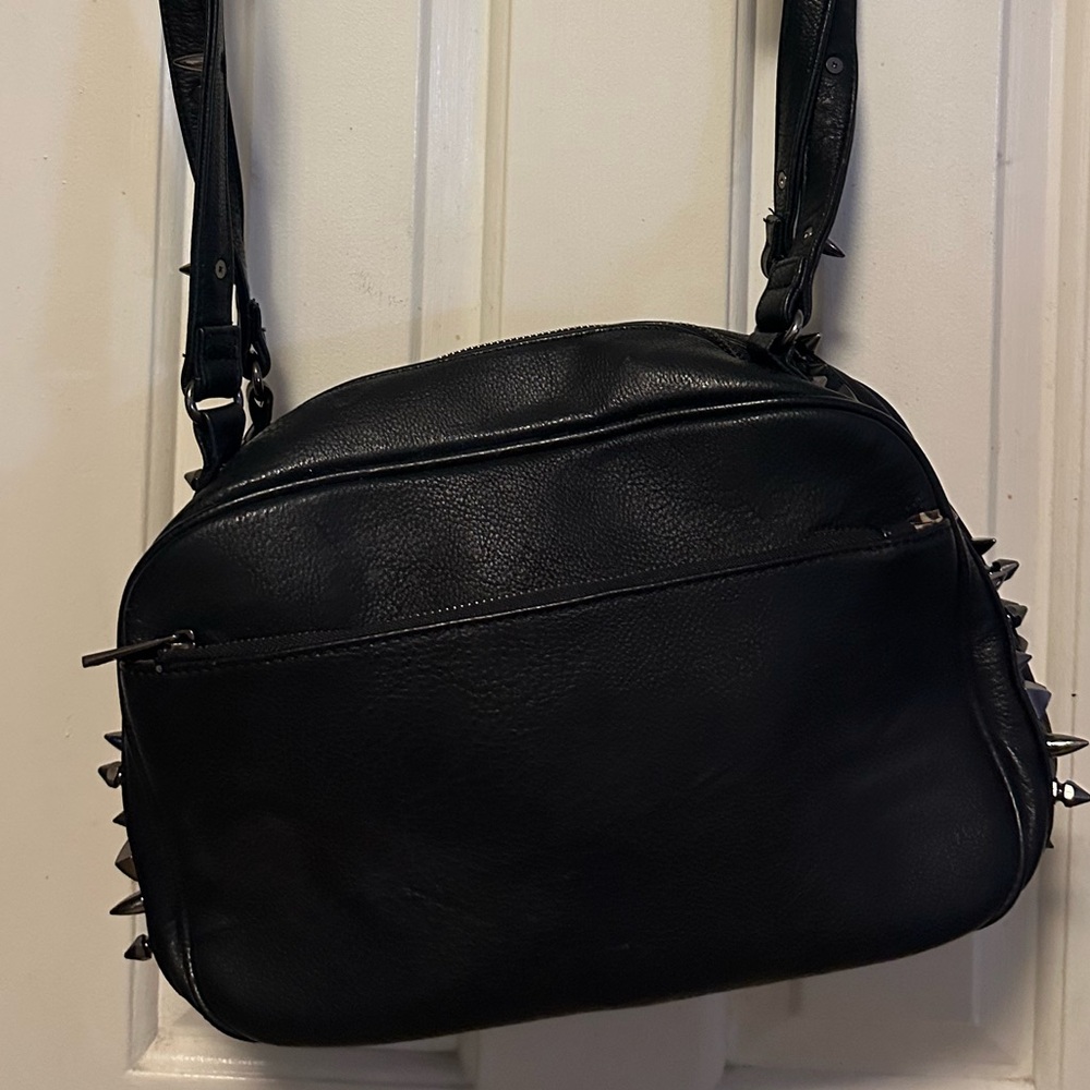 Black Studded Women's Goth-Punk Bag